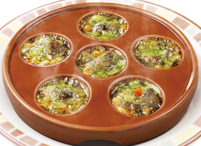 エスカルゴのオーブン焼き