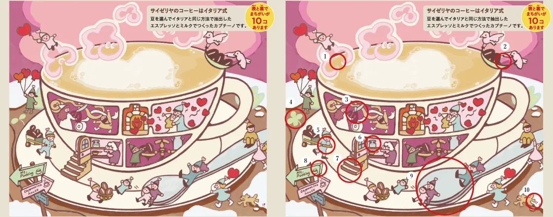 サイゼリヤのカプチーノ 解答 | サイゼリヤ